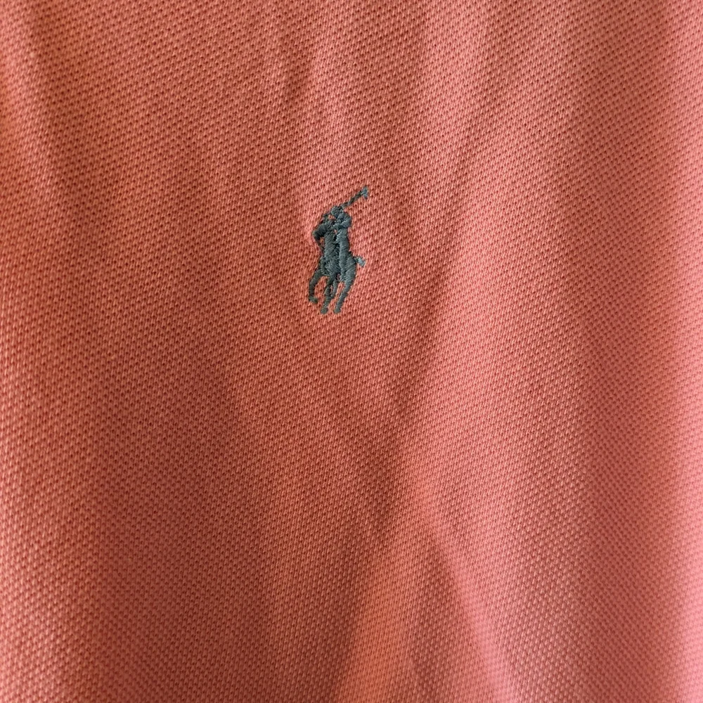 Ralph Lauren Men's Polo Shirt -Pink, Green, Blue With White Stripes Vintage - Picture 10 of 11